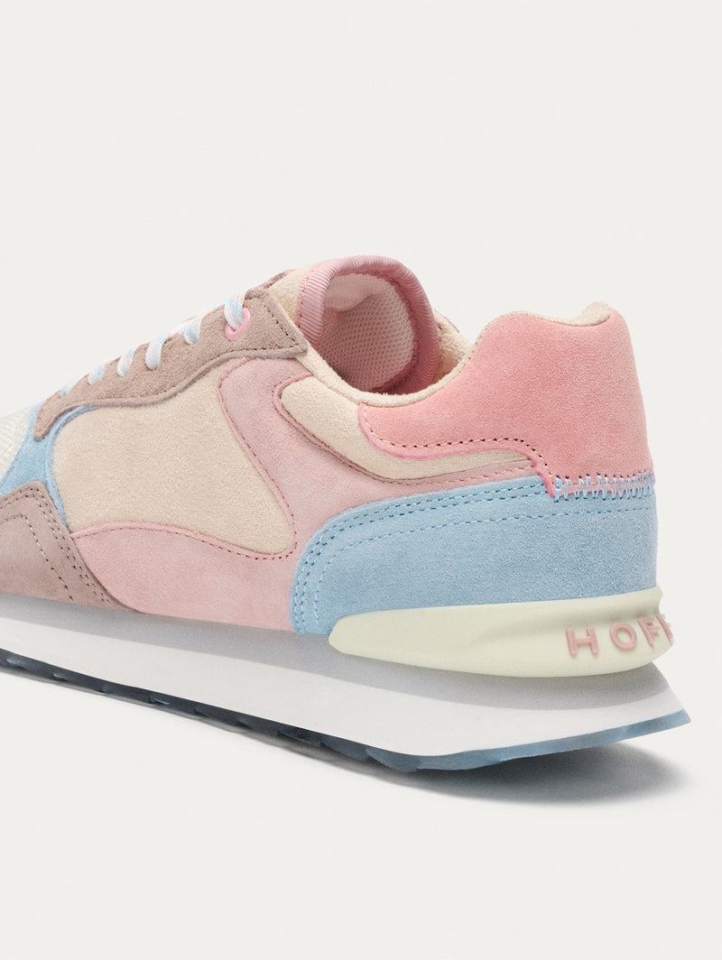 Basket Hoff City Barcelona Femme Rose Bleu Blanche | NNP635XI