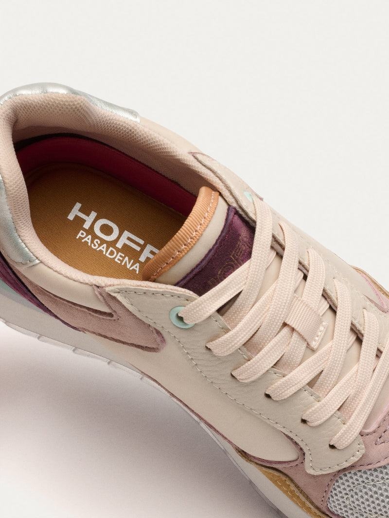 Basket Hoff City Pasadena Femme Blanche Rose Marron | ABI6566WX